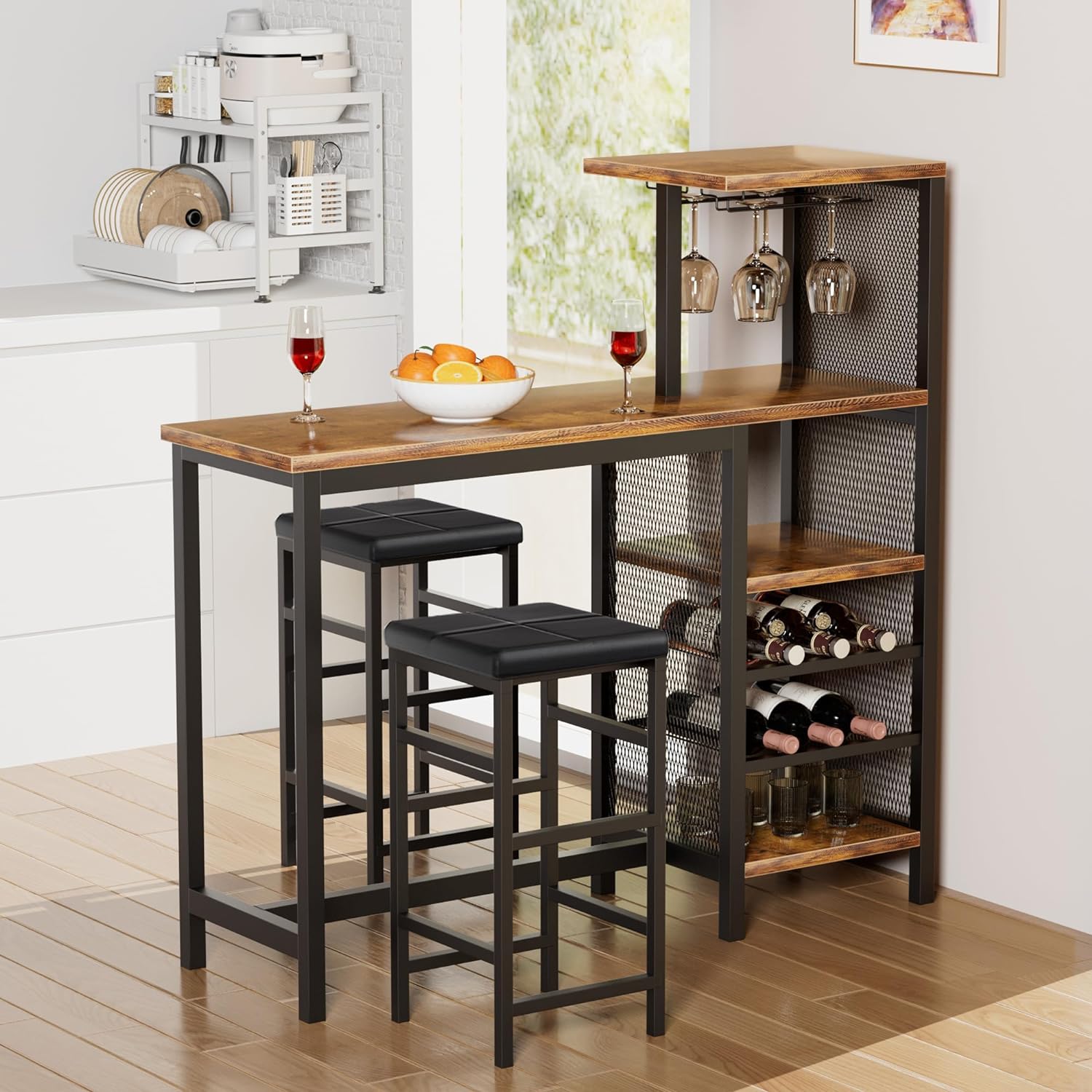 Wine bar outlet table and chairs