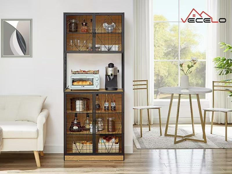 VECELO storage Cabinet-Make Storage Easier