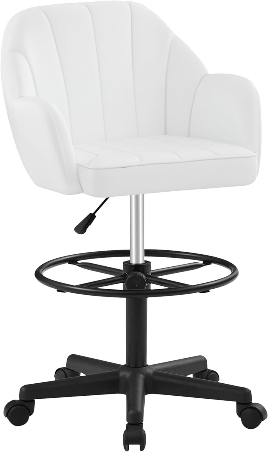 Desk best sale stool white