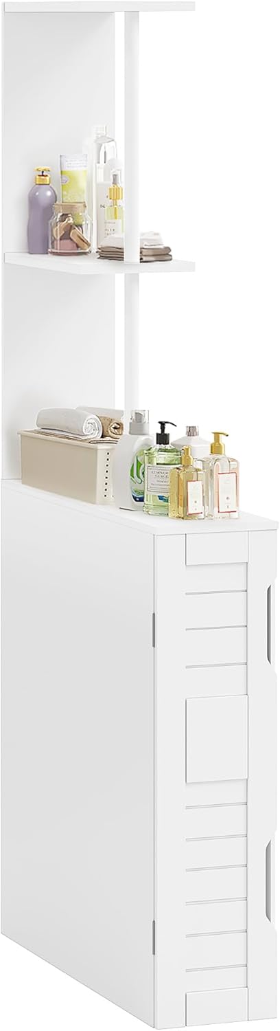 VECELO Slim Bathroom Storage Cabinet with Door