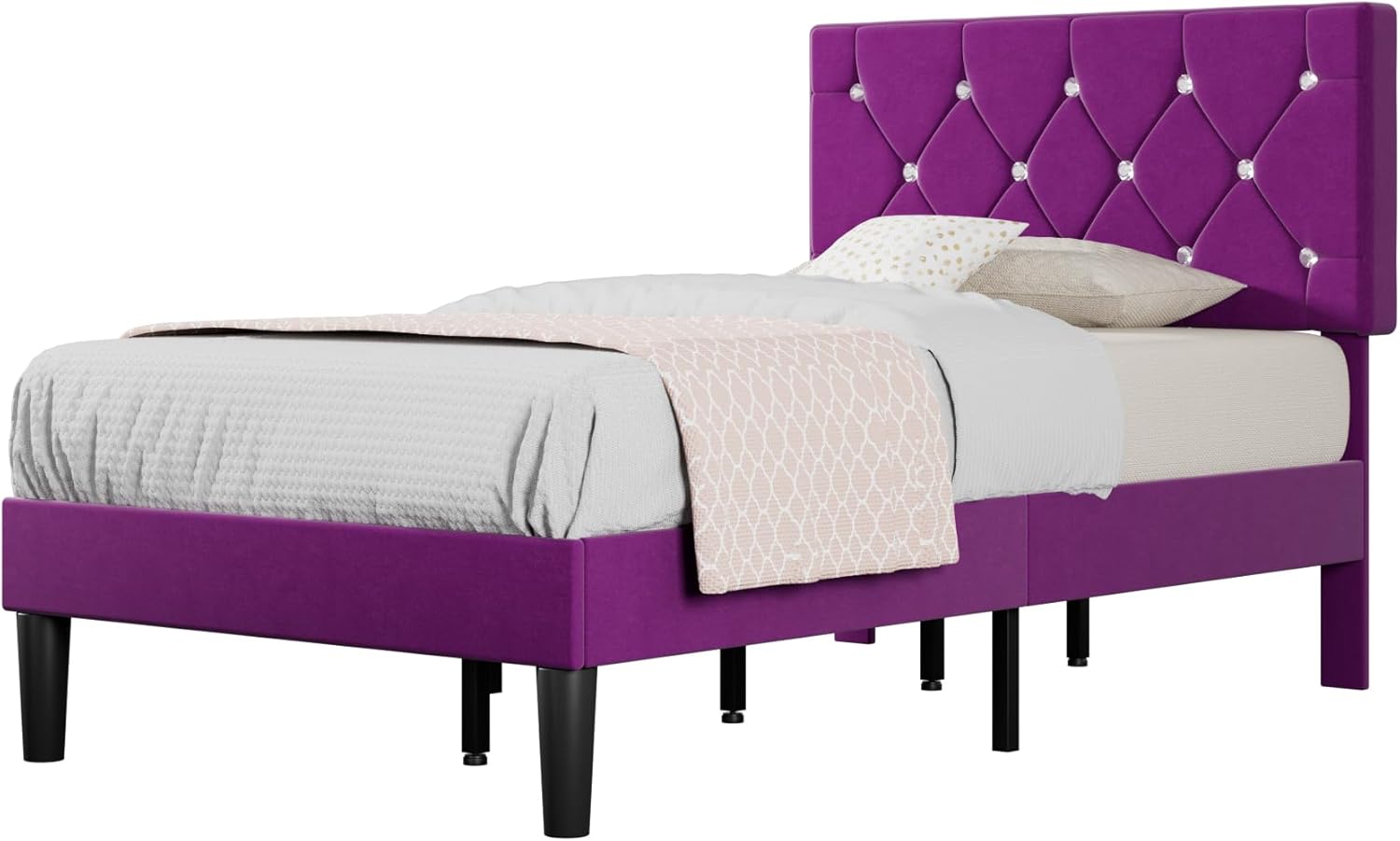 VECELO Twin Size Bed Frame