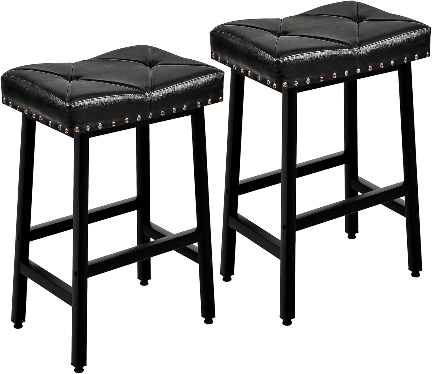 VECELO 25 inch Counter Height Stools for Kitchen Island