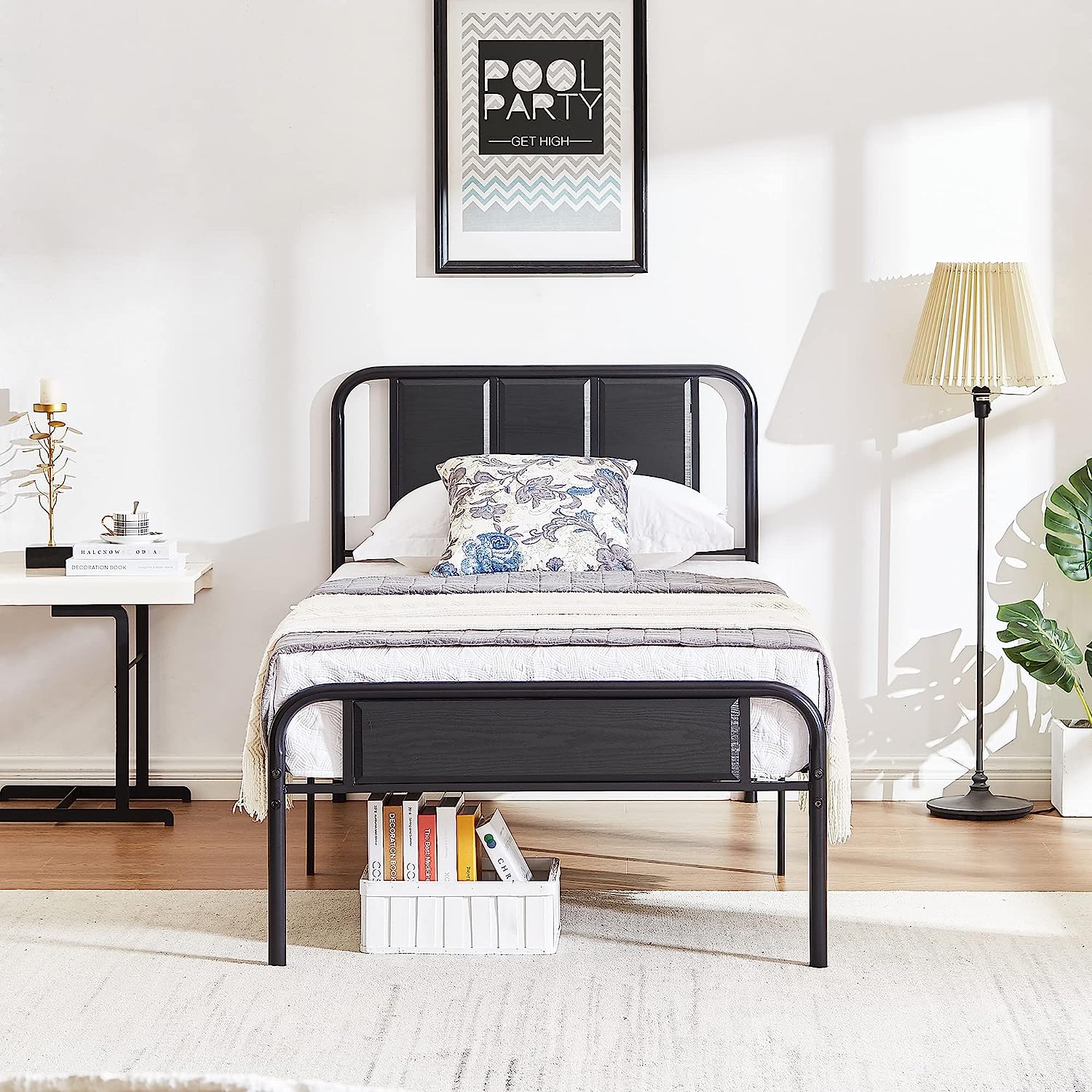 Black headboard on sale and footboard