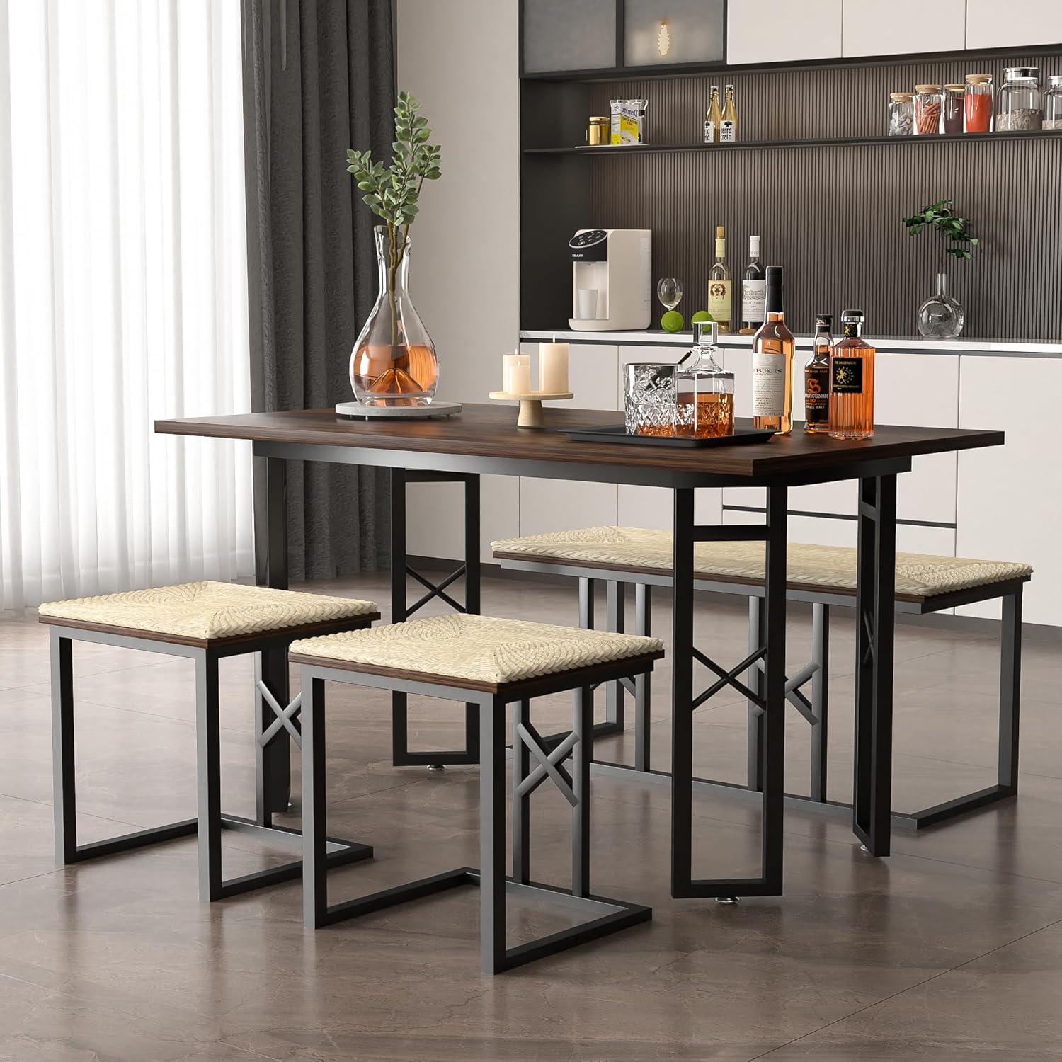 Kitchen table with online stools