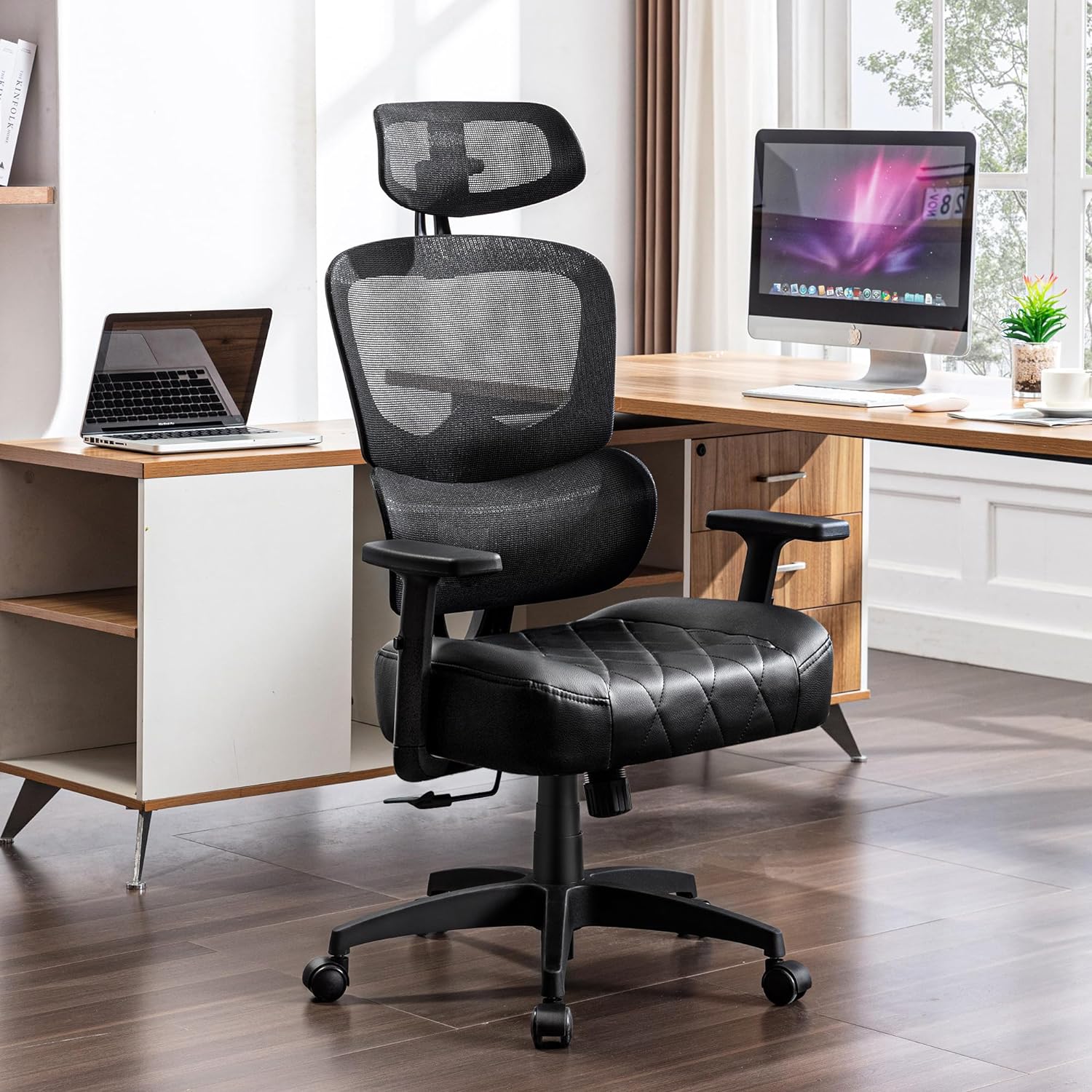 Tall mesh store office chair