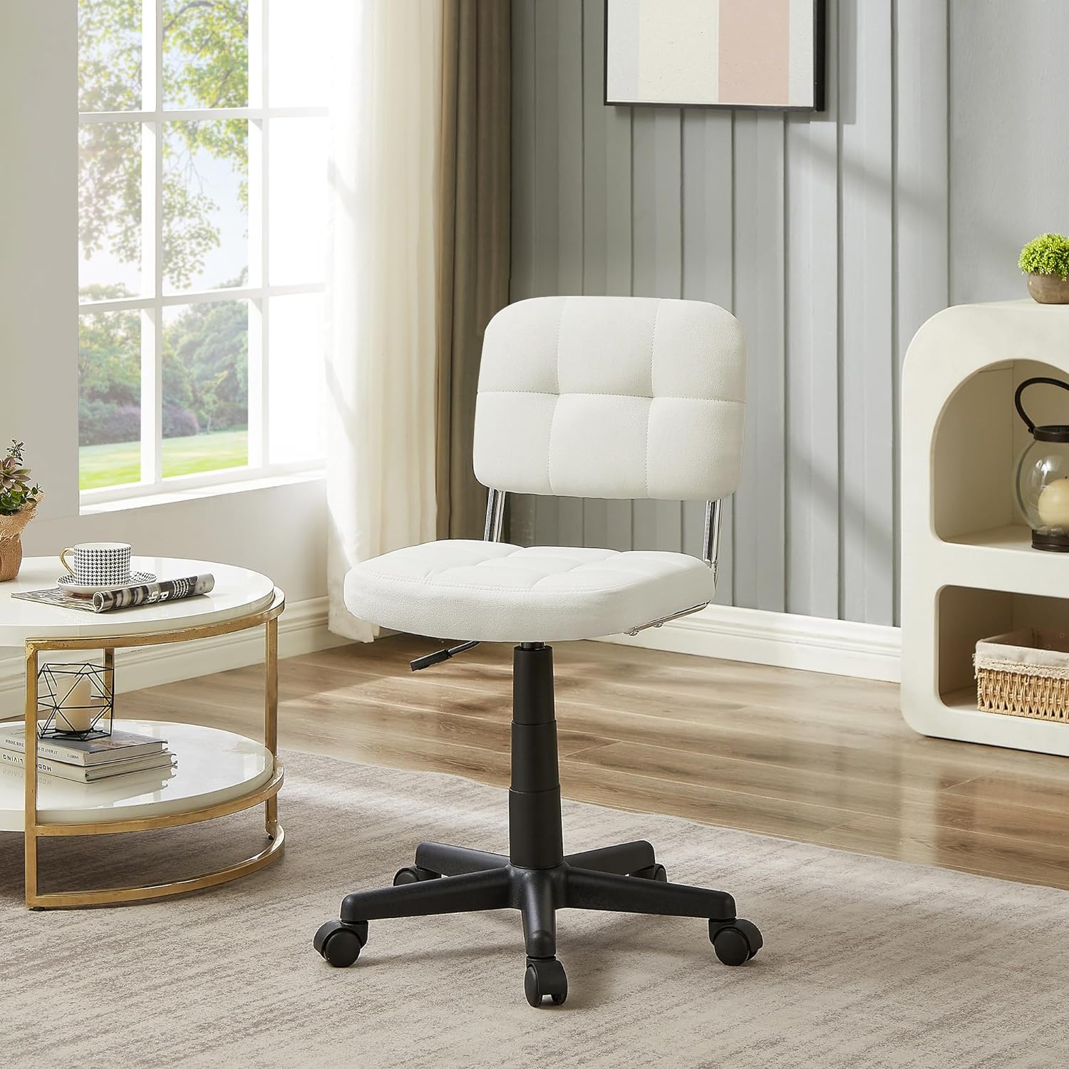 Small modern deals swivel chair