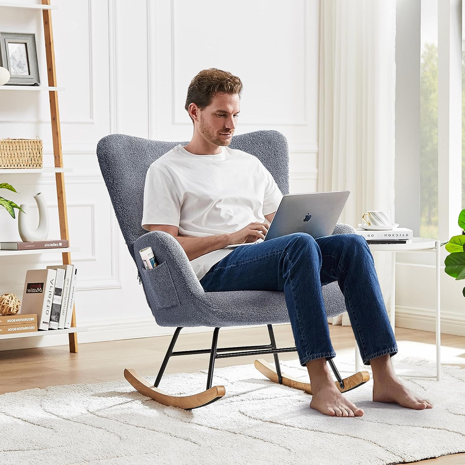 Comfortable nursery rocking chair on sale