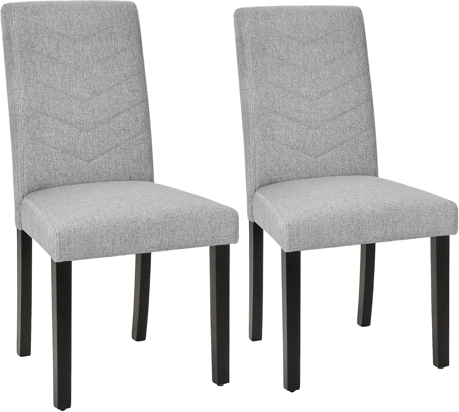 VECELO Upholstered Dining Chairs Set of 2