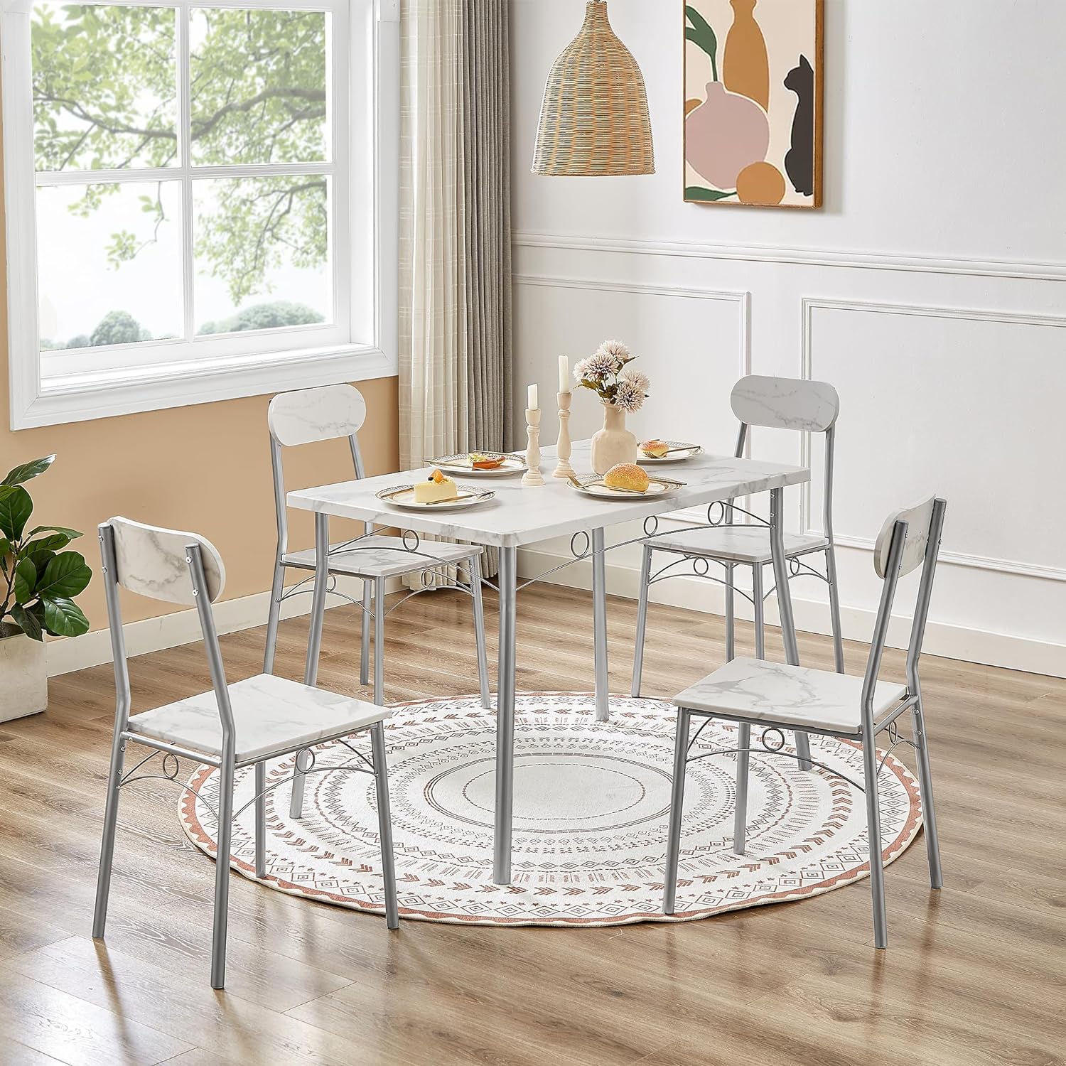 Small rectangle dining on sale table for 4