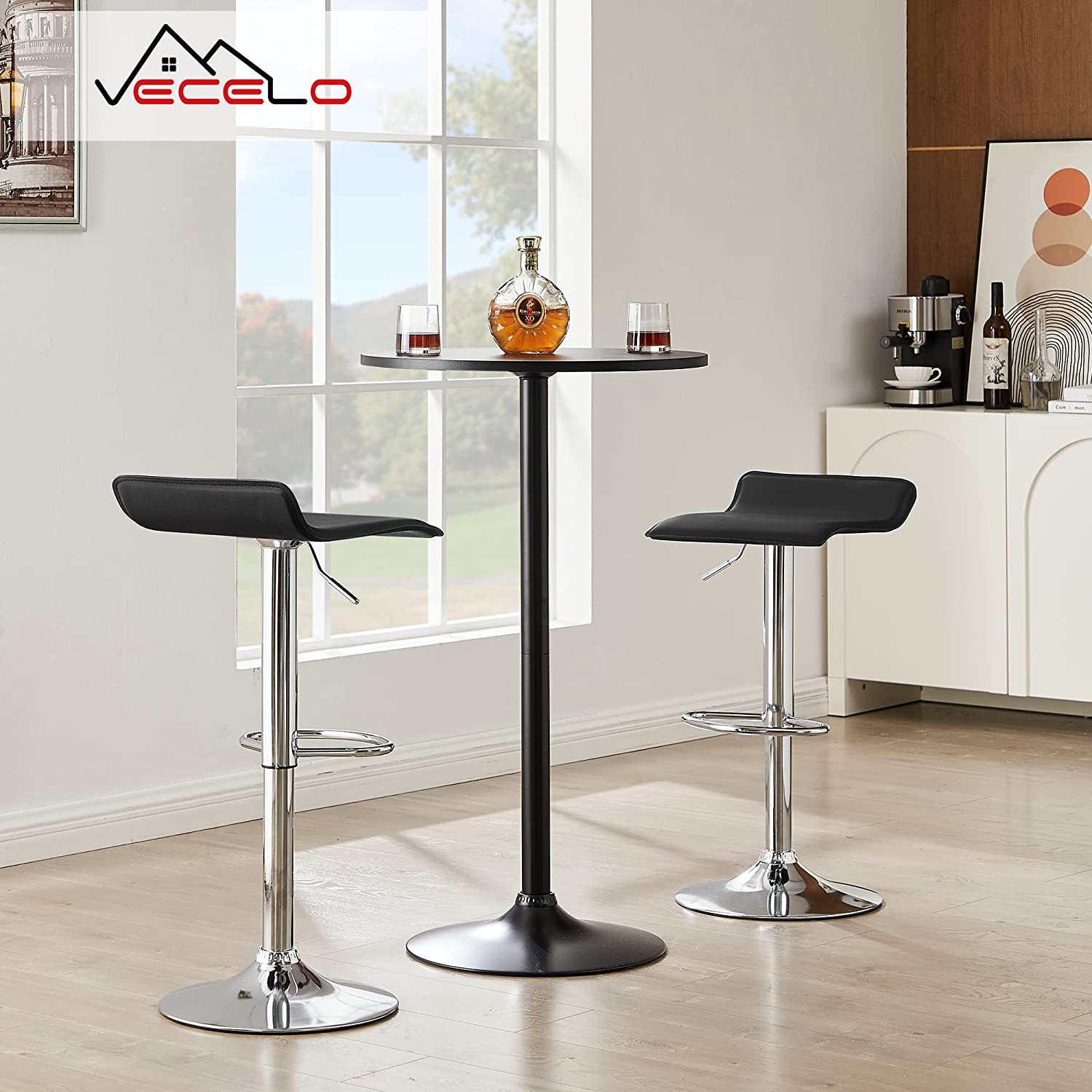 3 adjustable good bar stools