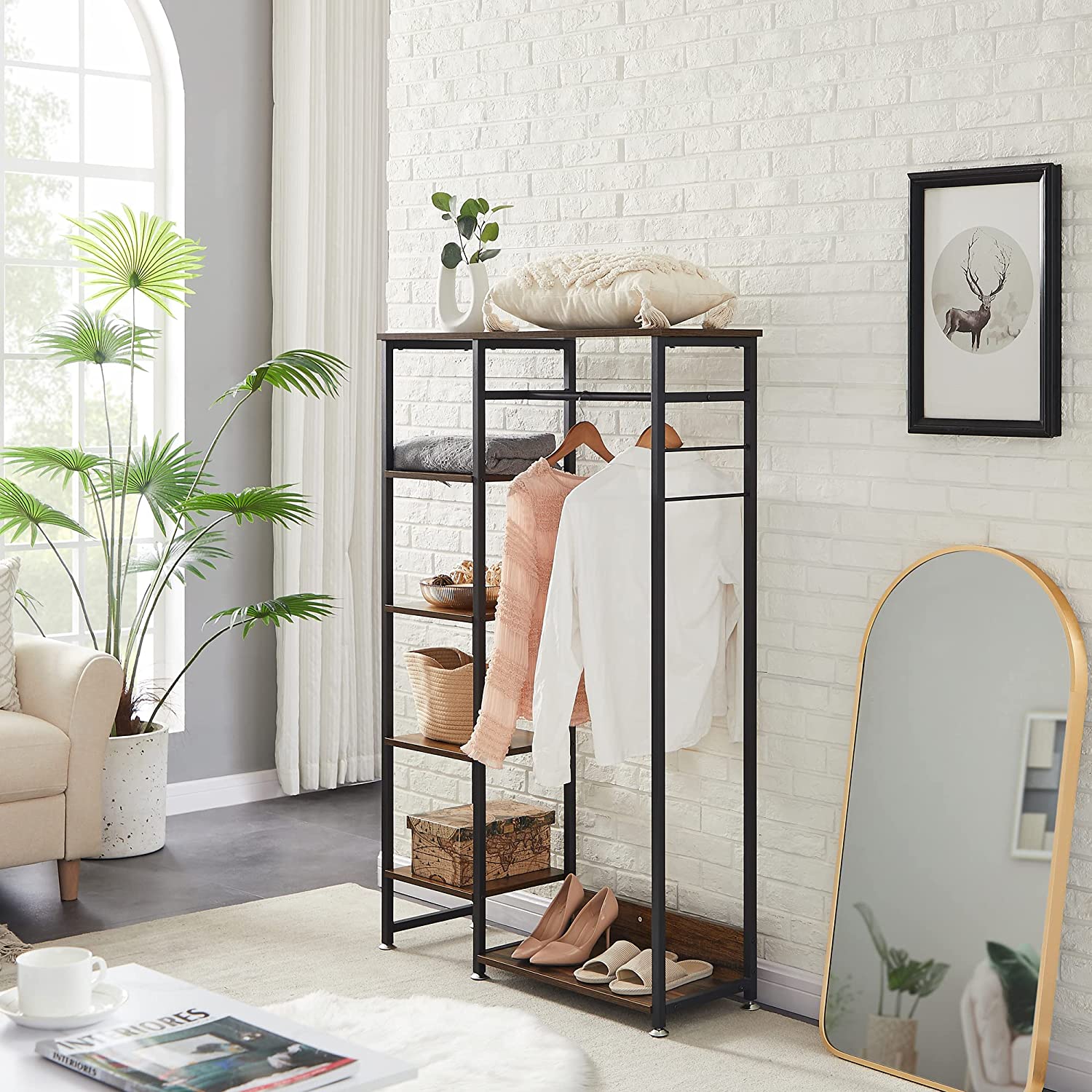 Table best sale hanger rack