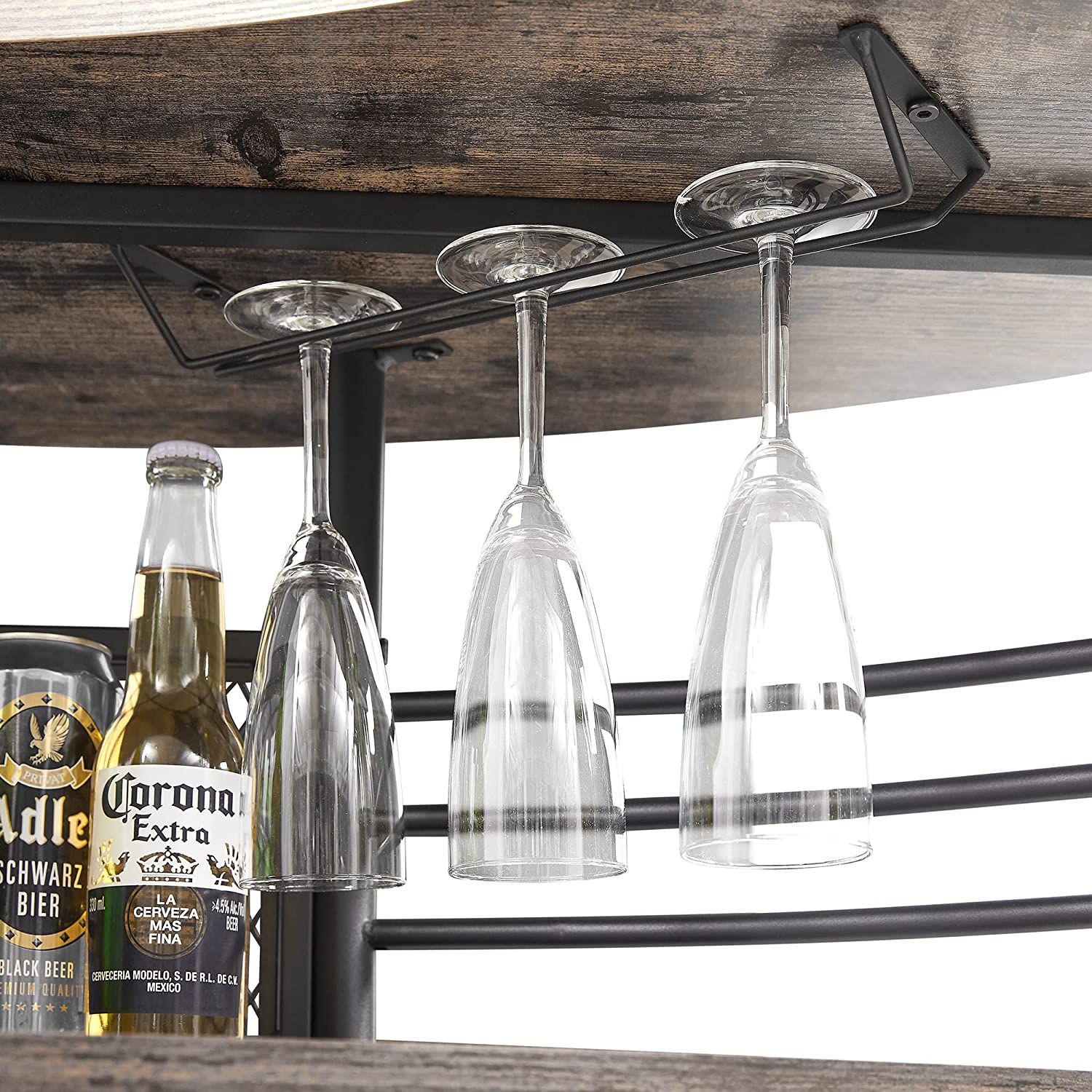 Wine glass ceiling online rack