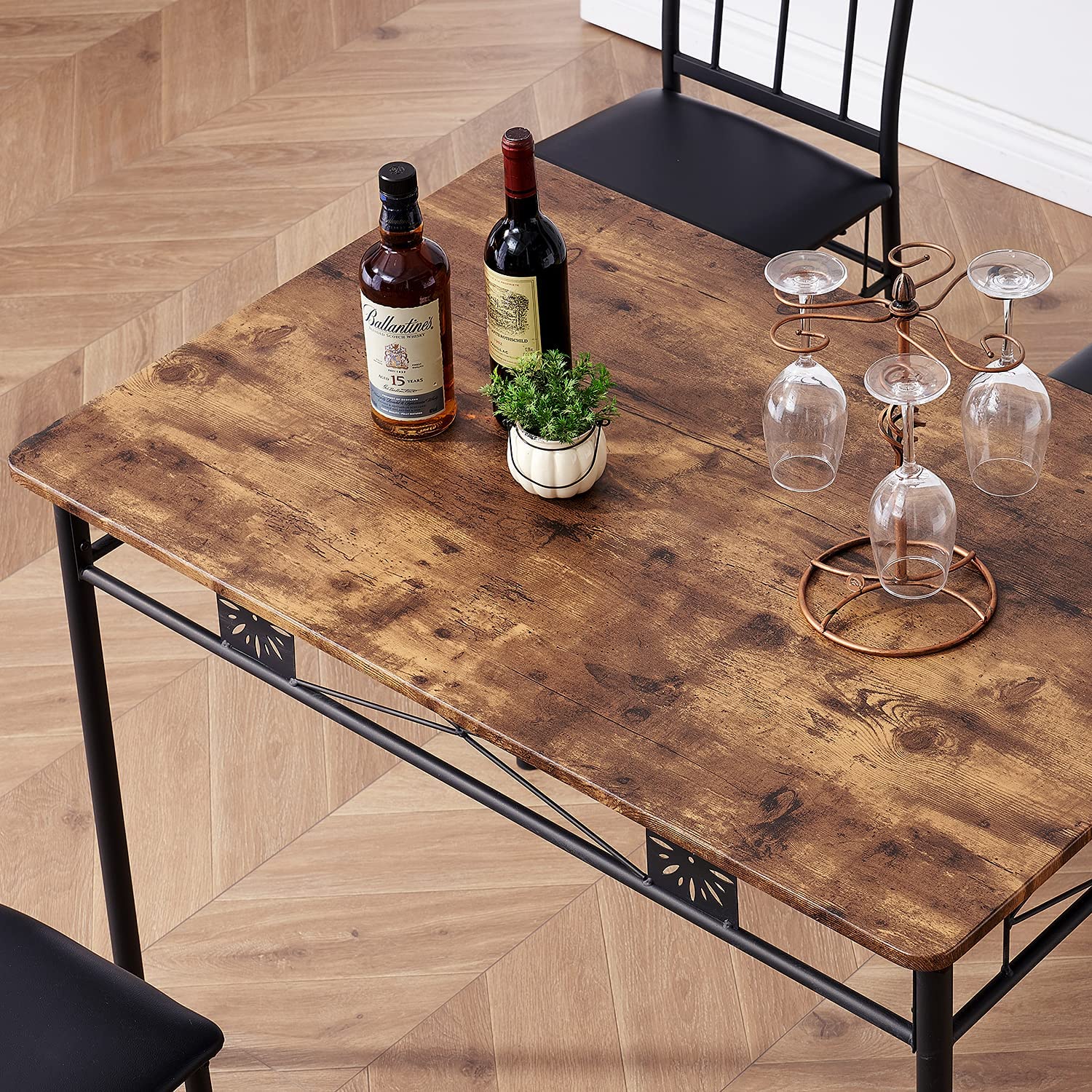 Industrial counter height online table set