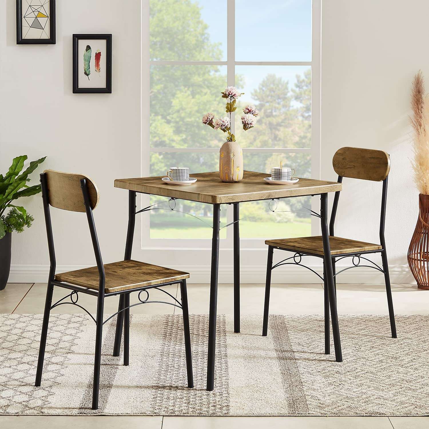 Three piece best sale dining room set