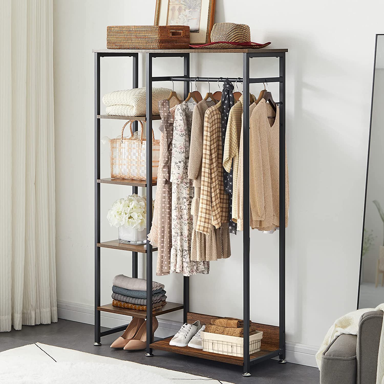 Stand up clothes rack hot sale